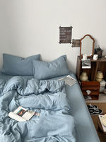Single items/Quilt cover 150*200x230cm pillowcase 48*74 Bed sheet Bedspread Single student quilt cover 180*220cm thumbnail 7