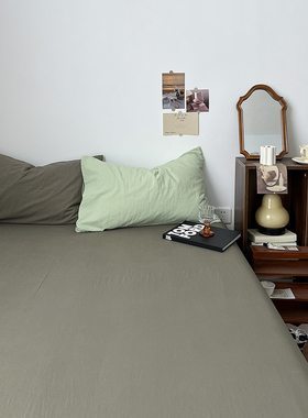 单件床单床笠1.8米床罩床套三件套水洗棉单双人枕套床垫防尘宿舍4