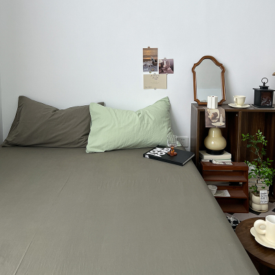 水洗棉成人不起球床笠纯棉