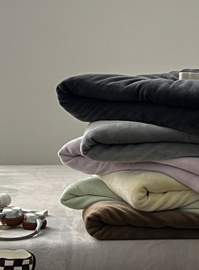 单件牛奶绒纯色床单床笠加厚加绒保暖三件套珊瑚绒冬季法兰绒床品