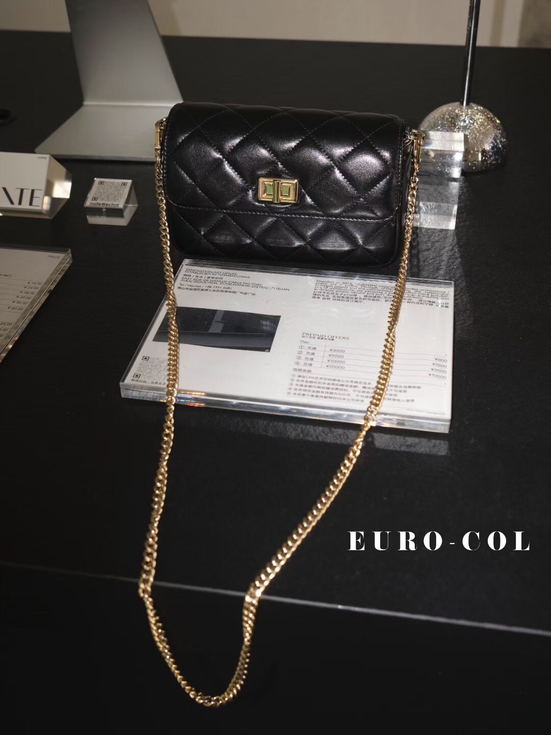 欧尚典小众品牌新品时尚简约链条女包百搭单肩斜挎女出街出游通勤