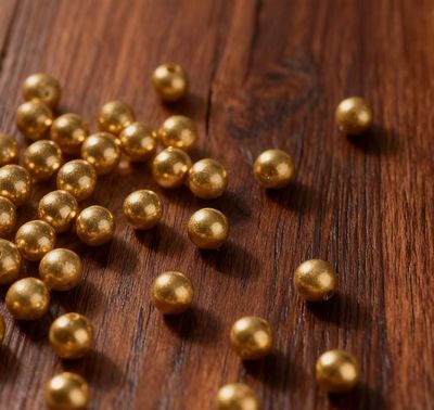 瑜凰珠宝黄金小金珠足金999光面纯金金珠编绳手串送老婆