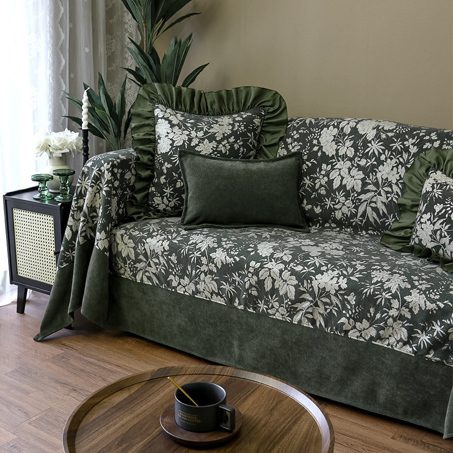 美式中古风沙发套罩毯沙发全盖布欧式轻奢万能四季通用沙发盖巾垫,居家布艺,沙发套,淘宝优惠券,粉丝福利购,淘宝优惠卷