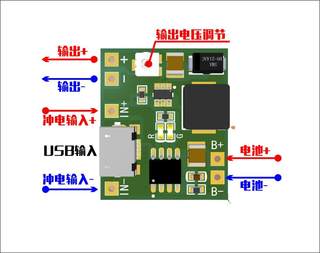 单节18650锂电池3.7v升压模块转5V9V12V24V输入放电充电一体4.2V