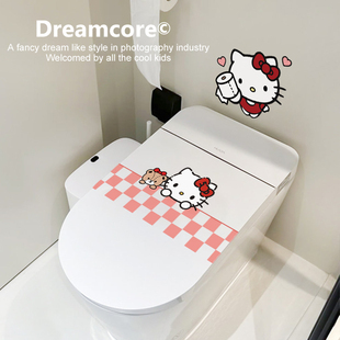 放松时间防水马桶贴家用高级感卫生间瓷砖贴纸可爱墙贴装饰遮丑