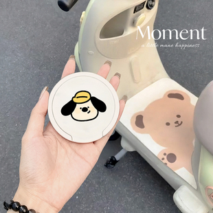 礼帽小狗可折叠电动车放水杯架电瓶车水杯架通用车载杯子固定架