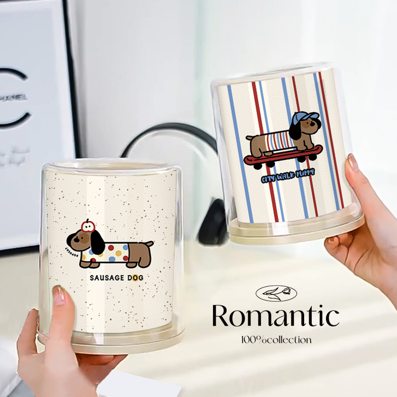 桌面垃圾桶小号无盖高颜值可爱