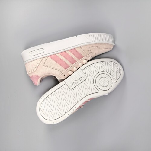 Adidas阿迪达斯 d-PAD Classic女款小锯齿粉色低帮休闲板鞋KH8222