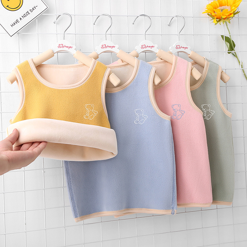 奥粒绒秋冬季儿童保暖背心