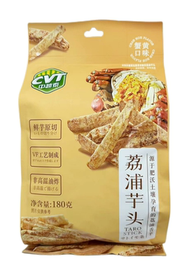 CVT中越泰荔浦芋头条180g蟹黄味鲜芋原切咸香酥脆大客户专享