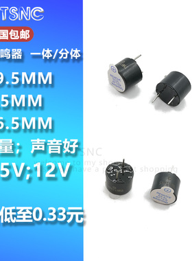 分体一体 TMB12A05 0905 12065  3V5V12V 有源蜂鸣器长声 12095