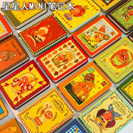 星星小人a7口袋本硬壳彩页迷你本高颜值小笔记本子随身便携记事本