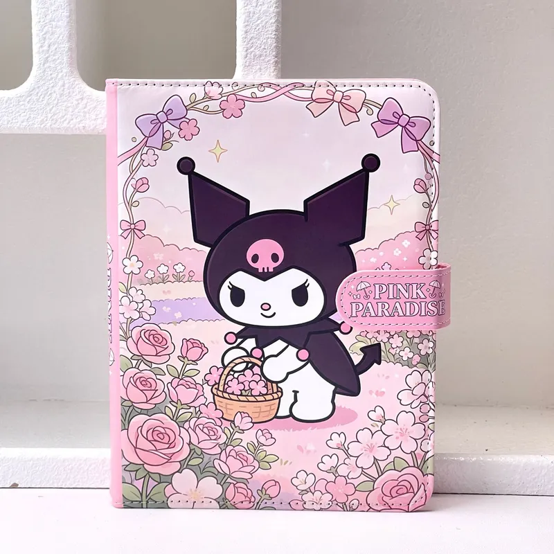 可爱猫狗A5活页卡册笔记本印花本子全彩页日记本手账