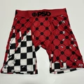 Red-Trim Diamond Flow Chessboard