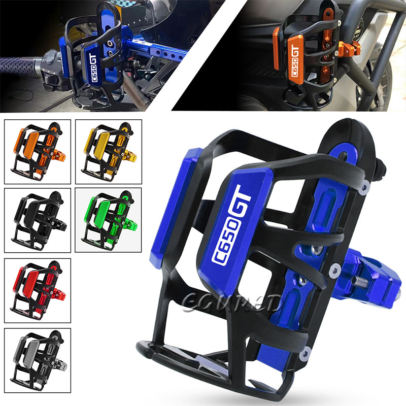 宝马C650GT改装水杯支架