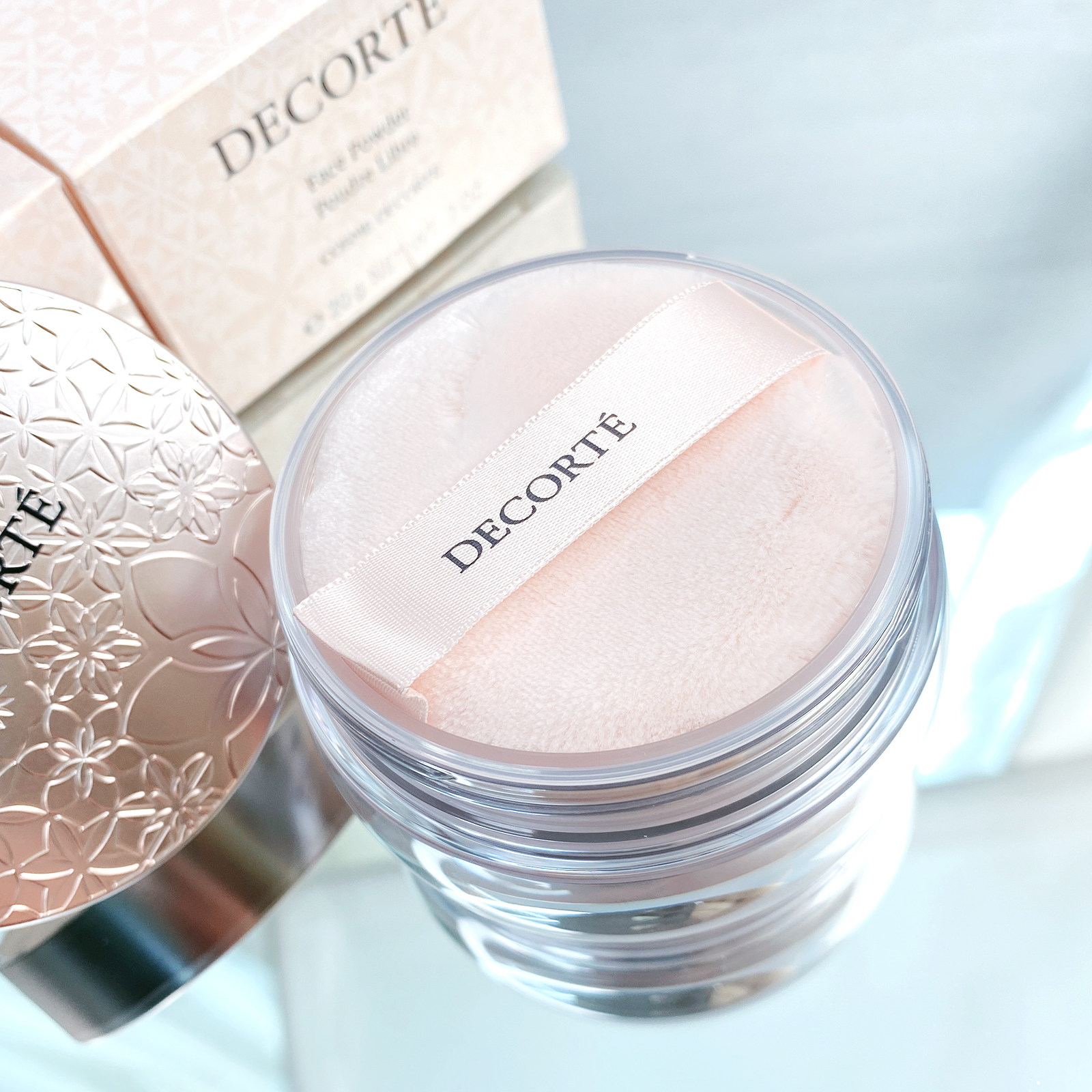 日本decorte 黛珂散粉 aqmw白檀舞蝶丝绒蜜粉珠光提亮控油定妆00