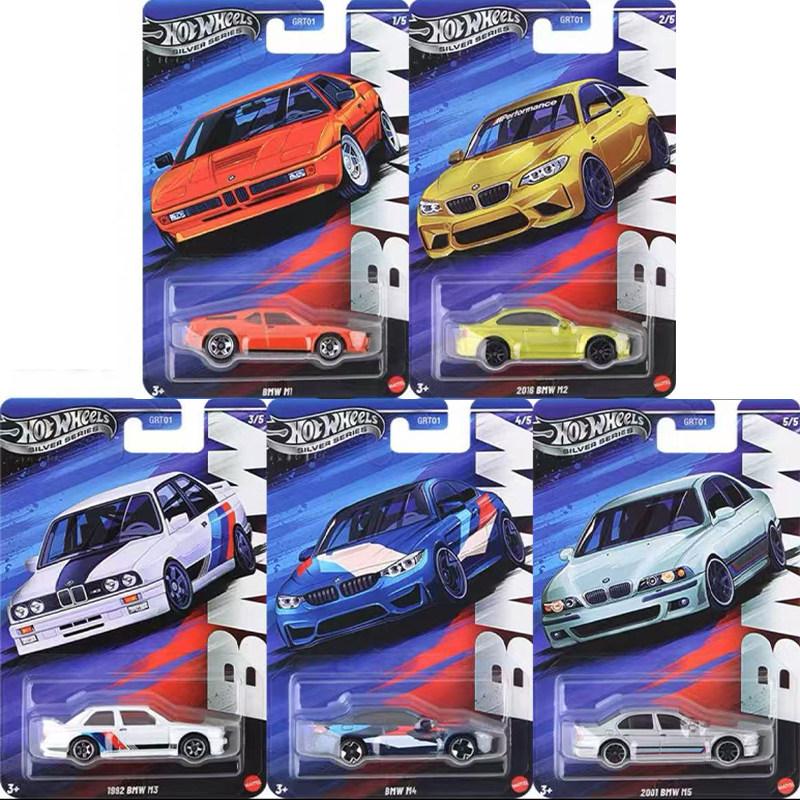 风火轮GRT01银标高普系列宝马MPOWER系列 M1M2M3M4M5合金车模型