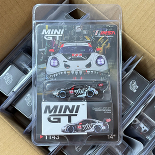 MINIGT 1：64 合金1143号 保时捷 911 GT3 R 万圣节涂装汽车模型