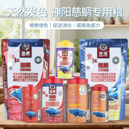 1件包邮神阳艳红纯红马鲷慈鲷