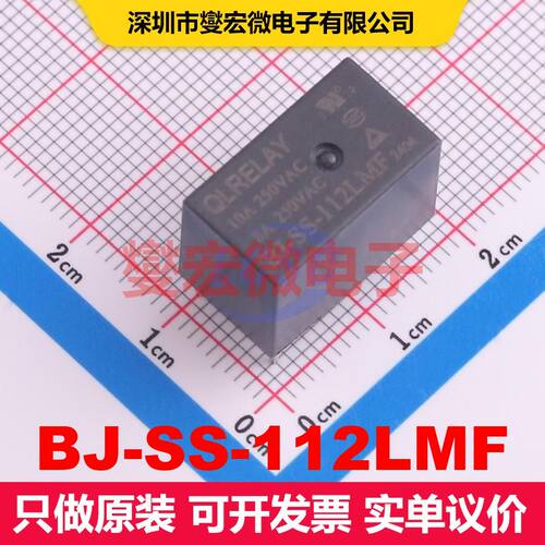 BJ-SS-112LMF Through Hole,17.6x10.1mm 功率继电器 继电器