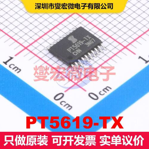 PT5619-TX TSSOP-20 闸极驱动器 电源管理 集成芯片IC