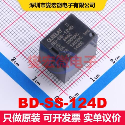 BD-SS-124D Through Hole,15.6x12.2mm 汽车继电器 继电器