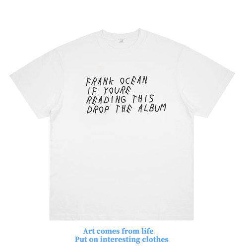 美式复古短袖小众国潮男女情侣