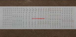 条件反射练习法反复练习 王羲之兰亭序水写布