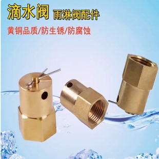 消防滴水阀DN15泄水阀放水阀雨淋报警阀配件预作用报警阀ZSFM全铜