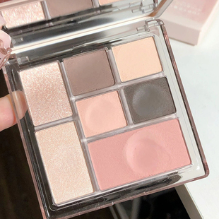 juduo橘朵眼影盘玩趣七色31雨后杏32冷山大地色七巧板26腮红高光