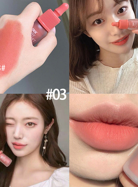 菲丽菲拉INK空气airy哑光丝绒墨水唇釉玫瑰珊瑚03焦点红14女团色