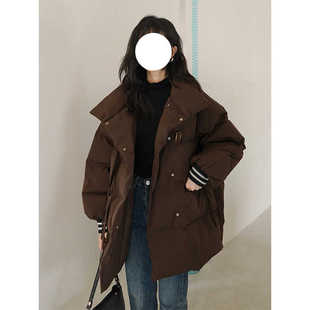 面包服外套女秋冬季 300斤胖mm大码 短款 韩版 加厚保暖棉衣棉服 女装
