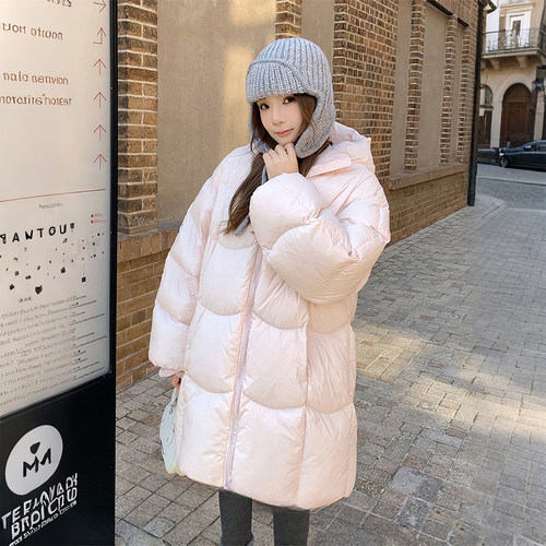 300斤大码加厚连帽显瘦棉服