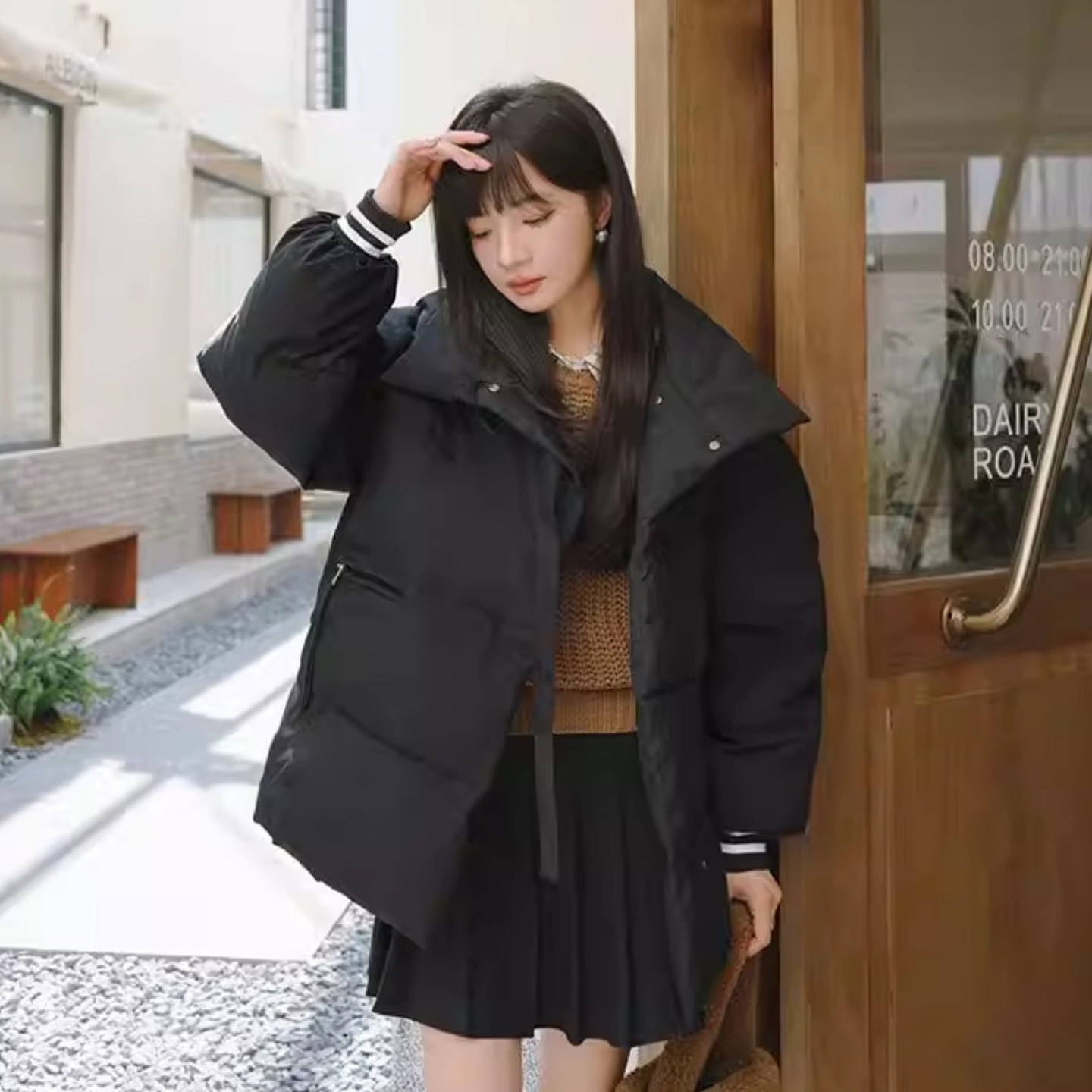 特大码女装胖mm韩版宽松连帽棉服女加厚保暖黑色面包服棉衣外套潮,女装/女士精品,大码棉服,淘宝优惠券,粉丝福利购,淘宝优惠卷