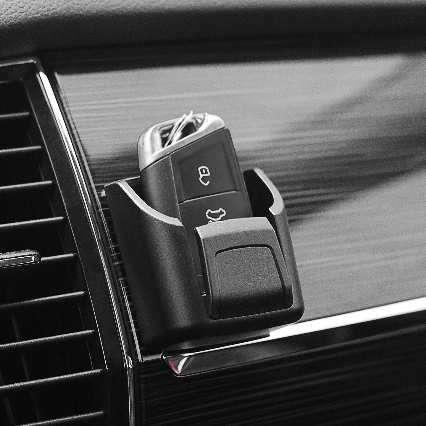 汽车二合一卡片车载钥匙收纳盒车内用品钥匙套储蓄盒仪表中控无痕