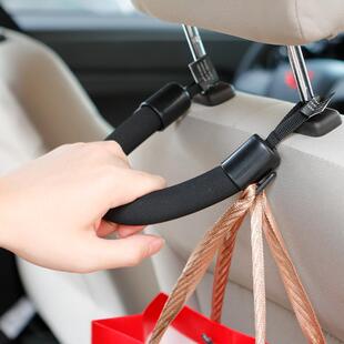 汽车后座安全拉手座椅背挂钩车内用后排扶手加装多功能收纳置物架