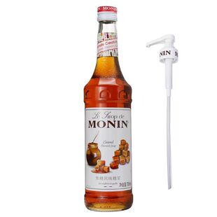 MONIN 莫林焦糖风味糖浆奶茶咖啡用料鸡尾酒果汁饮料果酱700ml