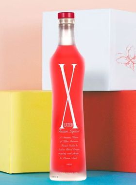 冰粉x- rated 意大利原装进口红预调酒水果味利口酒力娇酒750ml