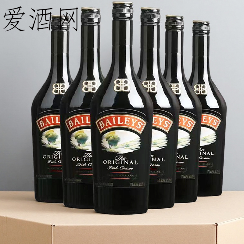洋酒 百利甜酒 爱尔兰 BAILEYS 奶油力娇酒巧克力酒 700ml六瓶装