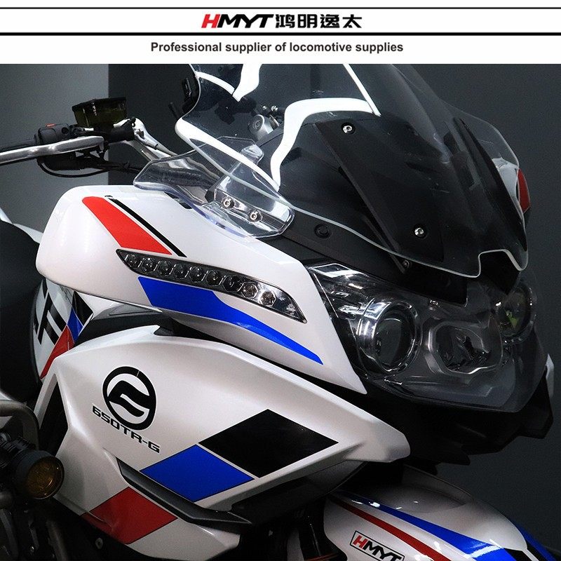 适用春风国宾650tr-g改装全车版花拉花个性防水贴花反光贴纸贴膜