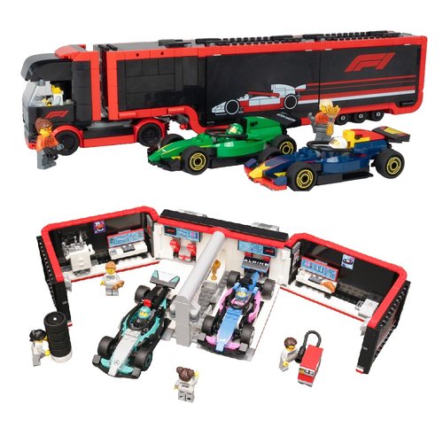 乐高城市60445杀肉 F1赛车红牛60443法拉利60442/60464/60474