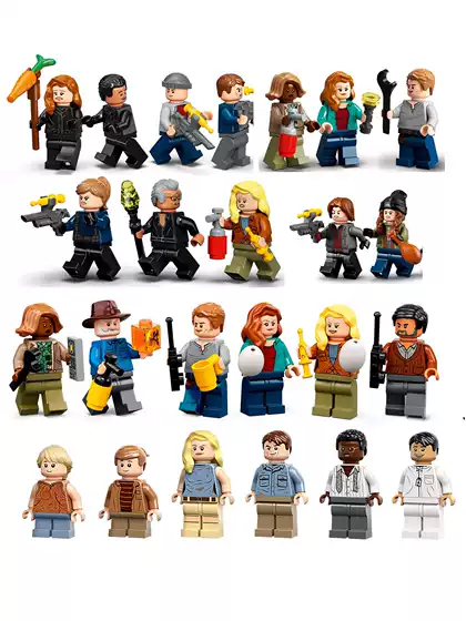 【Yoyo】Lego Jurassic Park Dinosaur World 76948 Minifigure Collection 76947 Owen Claire