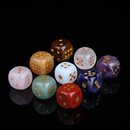 新品 天然水晶矿物标本小骰子原石儿童教学奇石彩色石头筛色子摆件