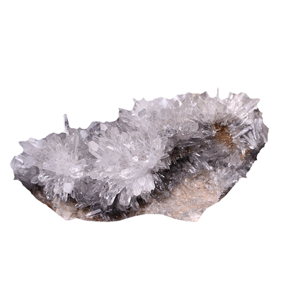 天然白水晶晶簇消磁净化摆件