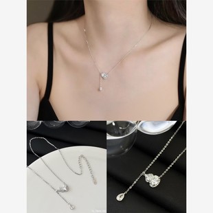 轻奢高级感超闪锆石葫芦项链女 雅施丽芙s925通体纯银气质时尚