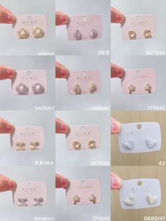 丽银新款丽贝丽影耳饰s925银针锆气质时尚高端大气上档次耳钉