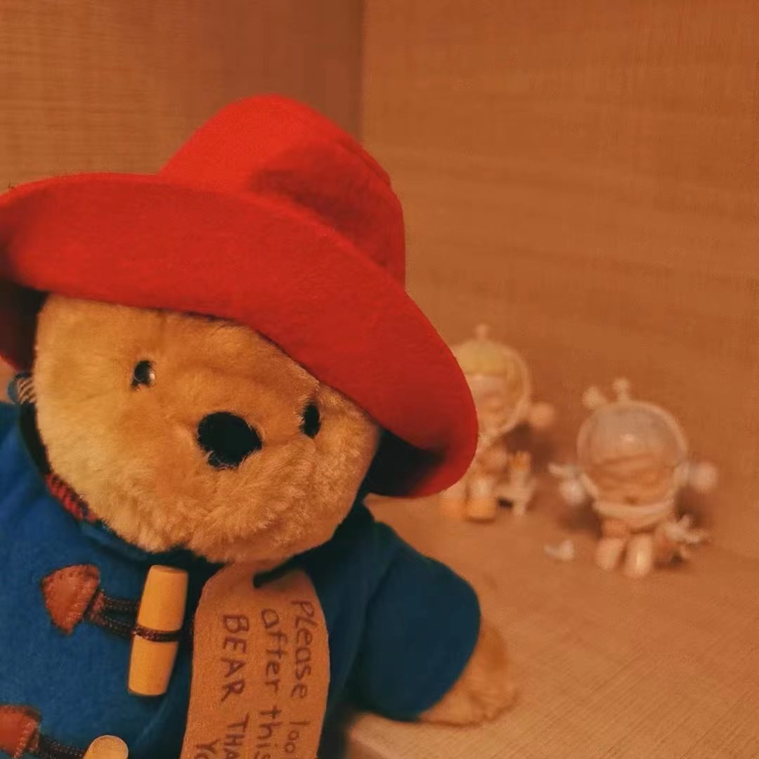 英国代购 正版帕丁顿熊 paddington bear 女生可爱玩偶毛绒玩具