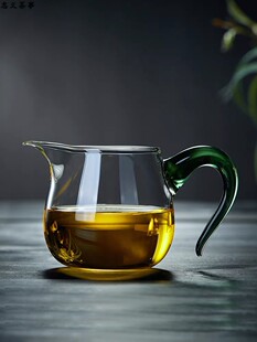玻璃公道杯加厚耐热高档泡茶漏功夫茶具套装过滤茶海茶滤网分茶器