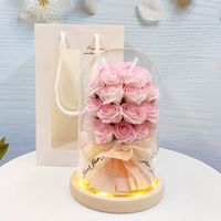 Розовая порошка 33+карта подарочной сумочки абажура