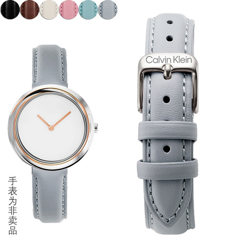 ck永恒风尚牛皮表带简约气质男女